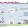 How to build a simple hedgehog house