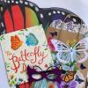 Butterfly themed gifts - book, wings and a mask 