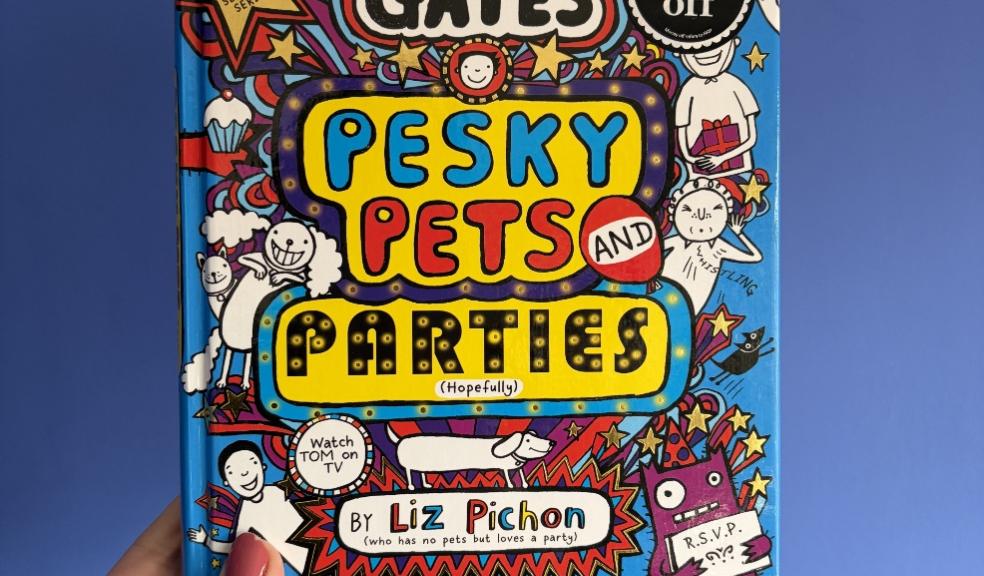 Tom Gates Pesky pets and parties book for a childrens book review picture of Tom Gates Pesky pets and parties book for a childrens book review