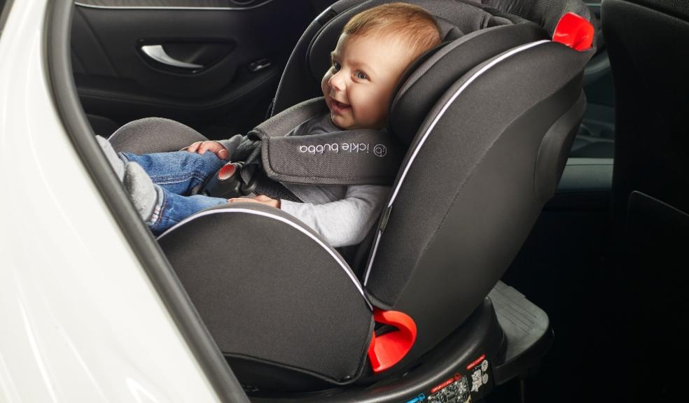 picture of a baby in an ickle bubba car seat