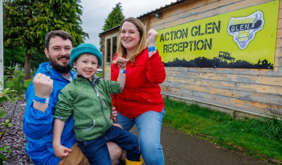 Picture of a family enjoying a day out at Action Glen