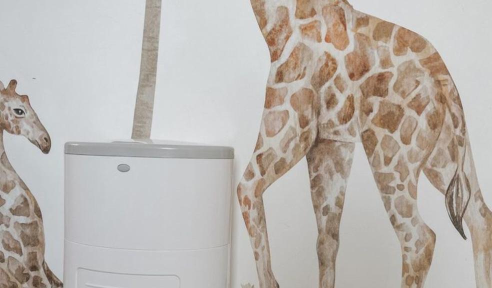 picture of a nappy sack bin with image by littlelifeofcoops