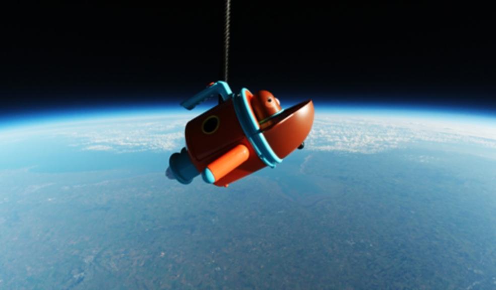 picture of BBC copyright image of hey duggee going into space