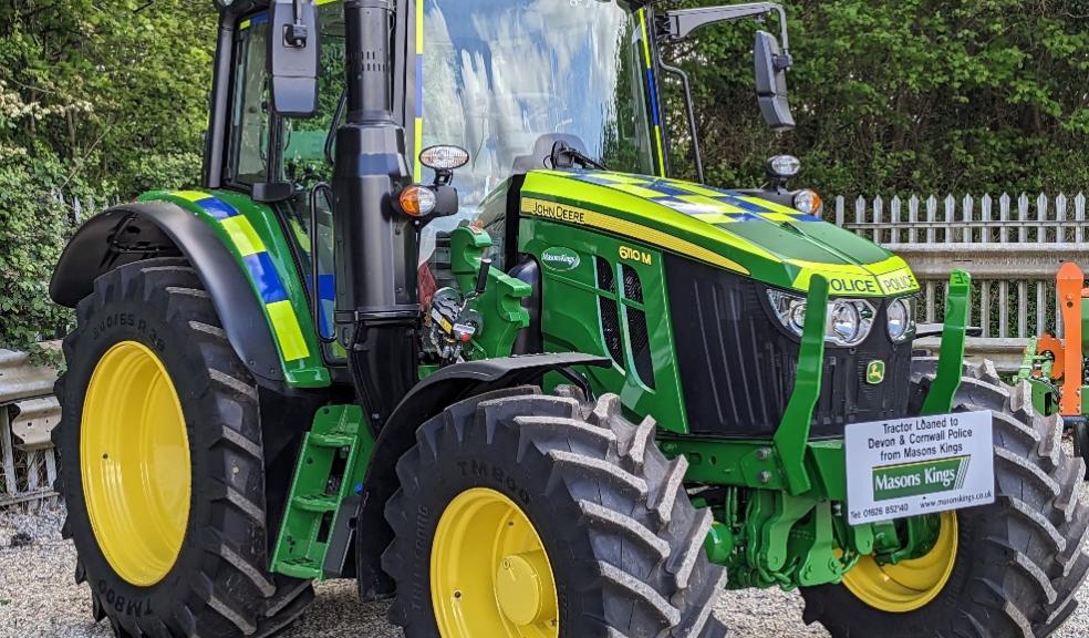 picture of Devon and Cornwall Police tractor 