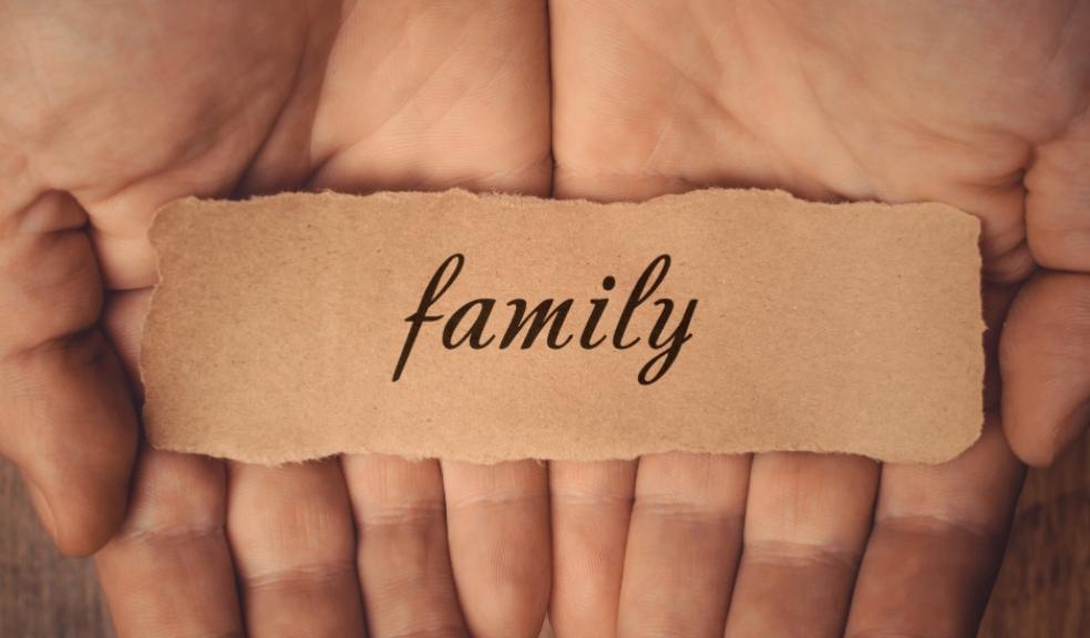 picture of a note saying family