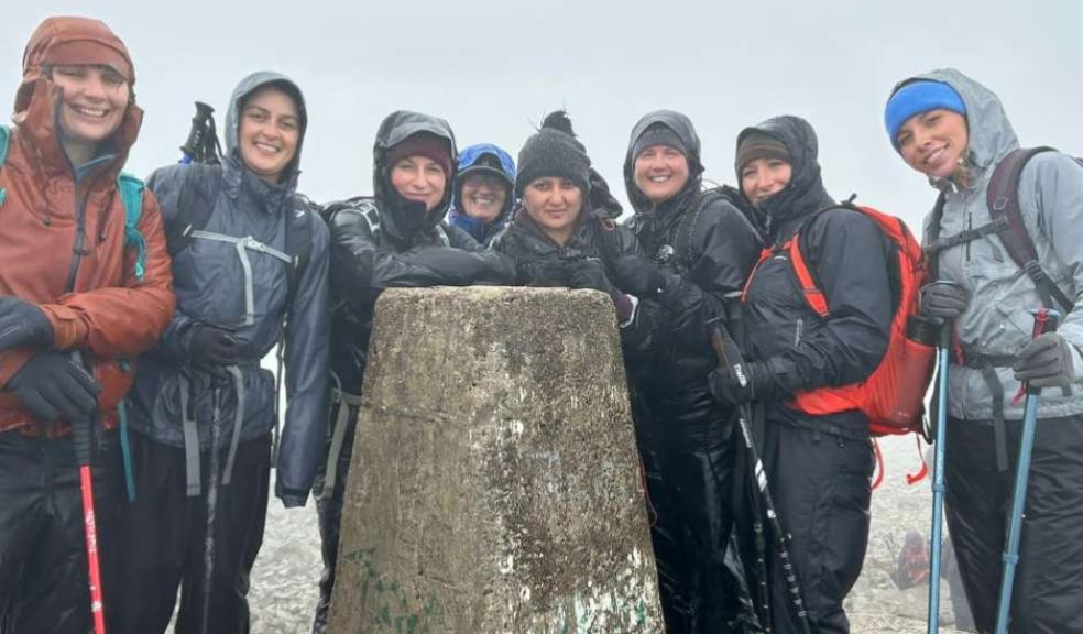 picture of a team taking on the UKs three peaks