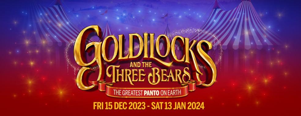 picture of Goldilocks and the three bears panto