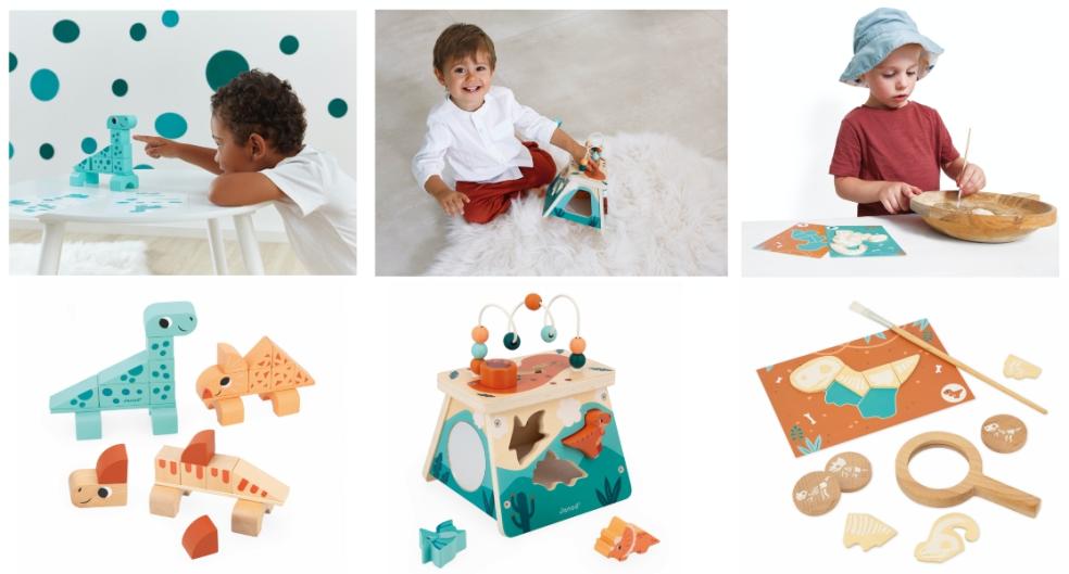 picture of Janod wooden dino childrens toys