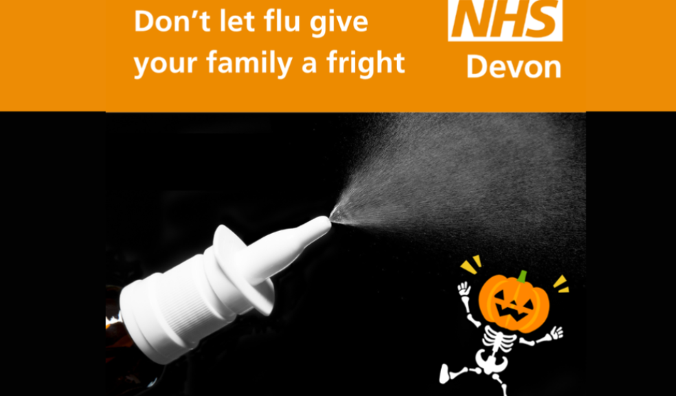 NHS Healthy Halloween hints poster picture of NHS Healthy Halloween hints poster