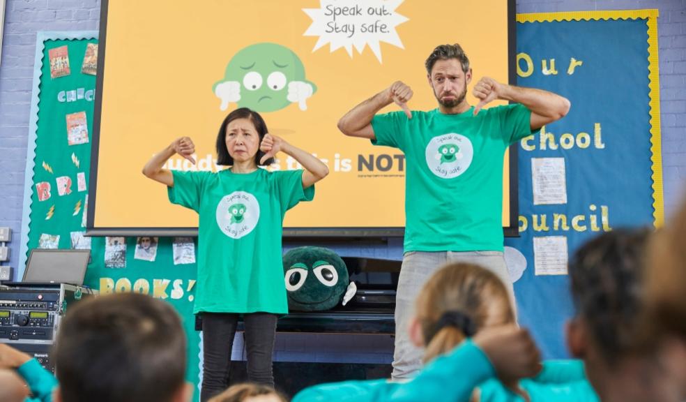 picture of NSPCC Speak Out Stay Safe campaign