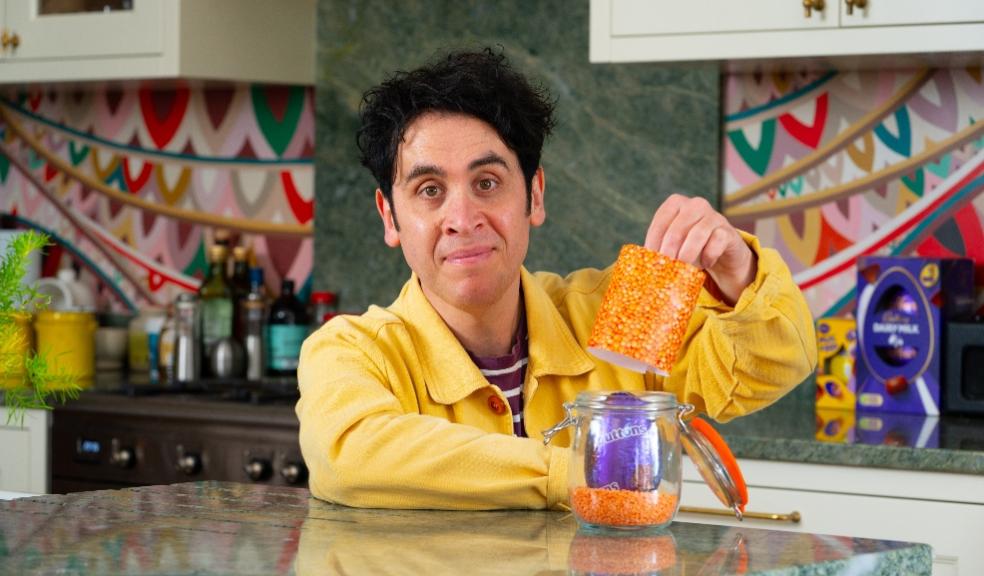 picture of Pete Firman sharing tops on how to hide your easter eggs for a fun hunt