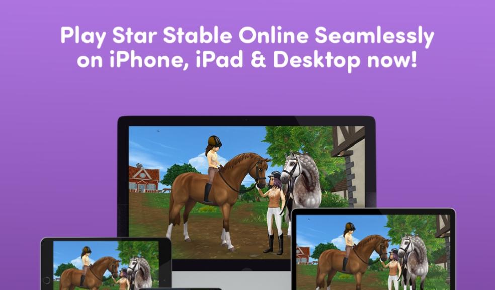 picture of an advert for star stable app