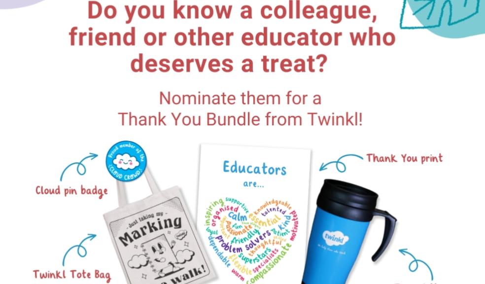 picture of Twinkl thank you educators campaign poster