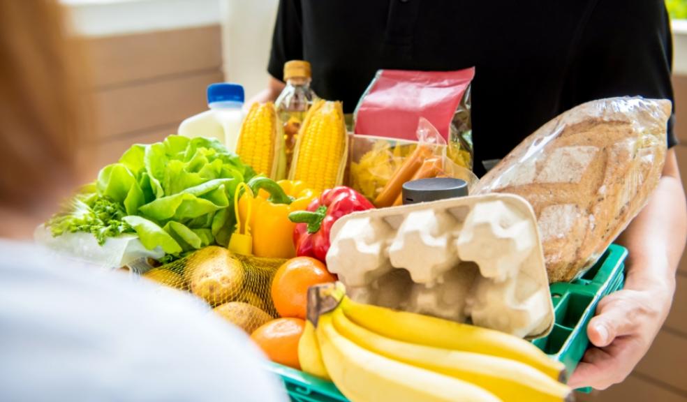 Picture of a home grocery delivery