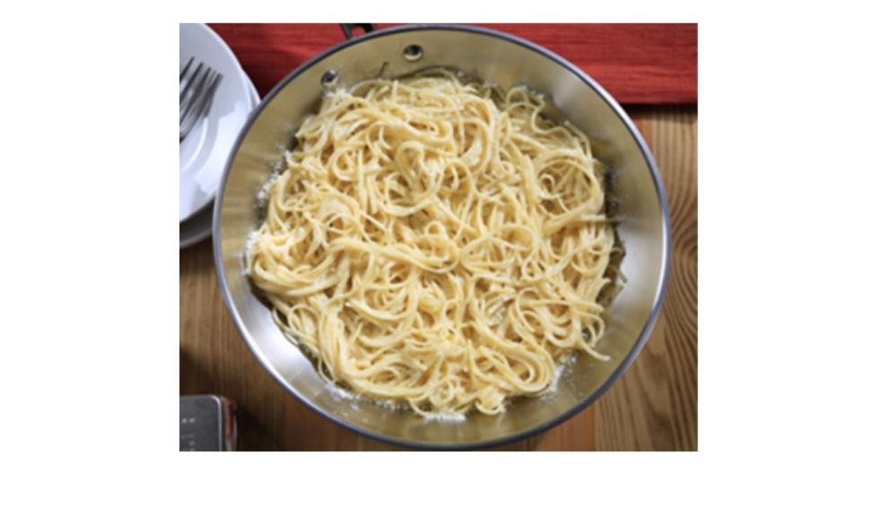 Picture of a cheesy pasta dish