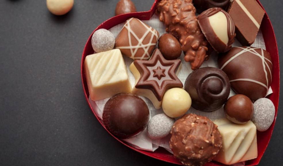 Picture of a selection box of luxury chocolates