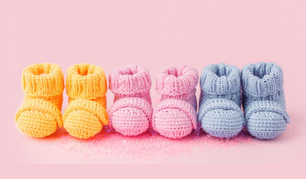 Picture of multiple baby boots