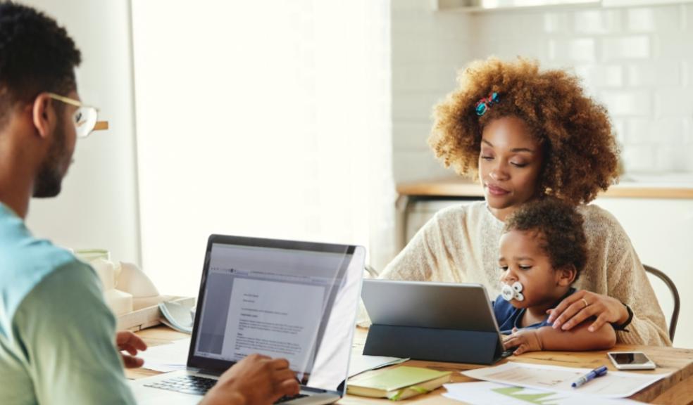 picture of a working family