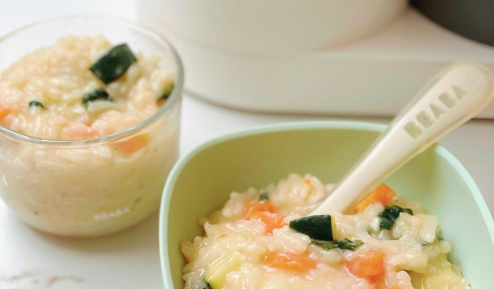 picture of baby led weaning veggie risotto