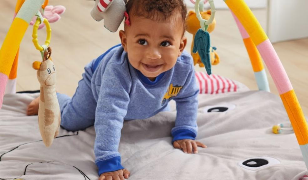picture of baby on a lidle playmat