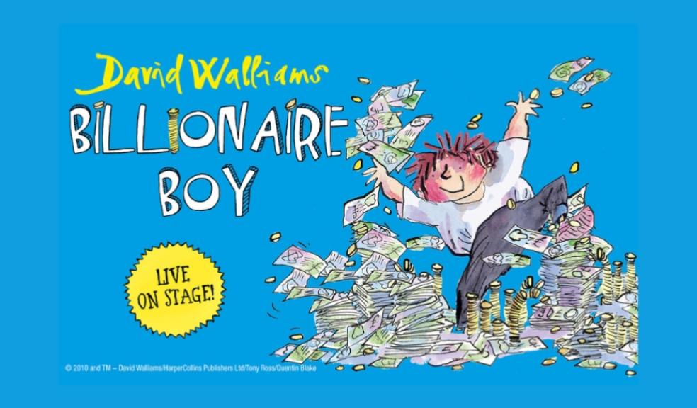 picture of billionaire boy at theatre royal plymouth
