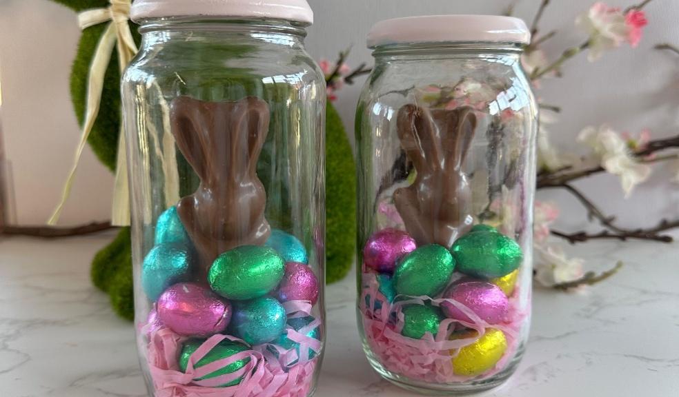 picture of a bunny jar Easter Hack