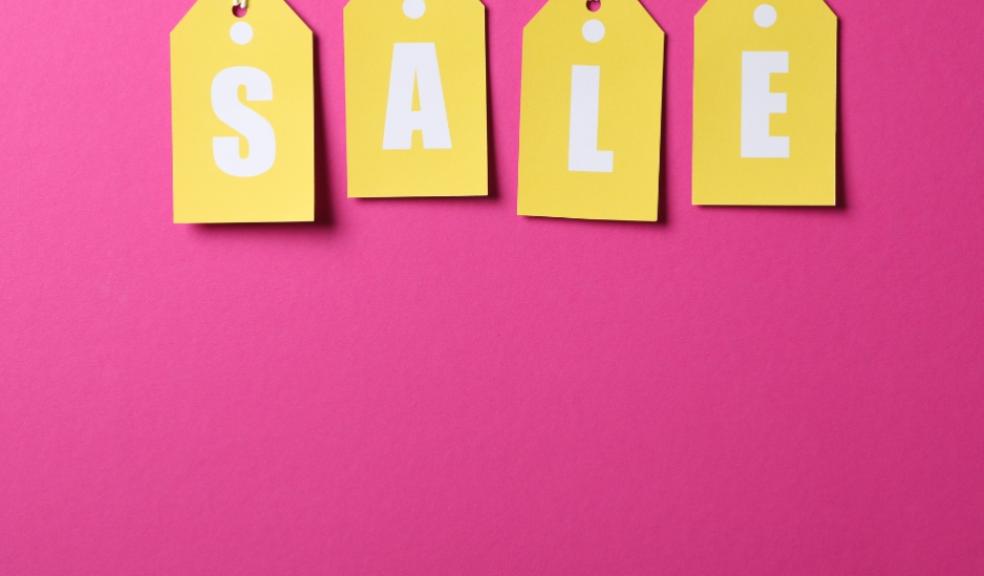 gift tags with the word sale written on in front of a pink background picture of gift tags with the word sale written on in front of a pink background