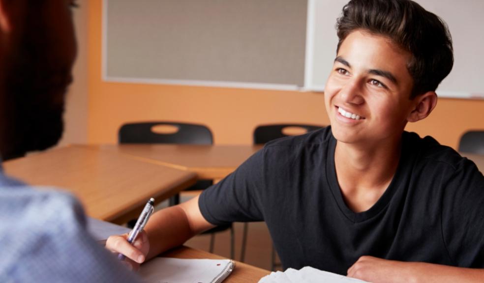 child studying for 11 plus exam picture of a child studying for 11 plus exam