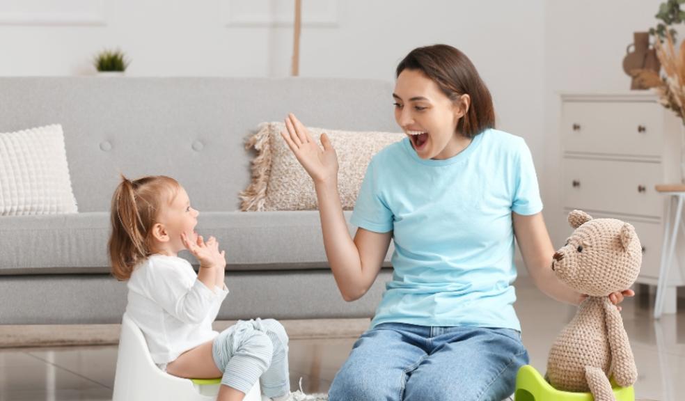 picture of a child toilet training