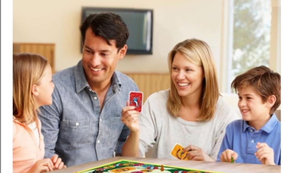picture of family playing Go Genius football