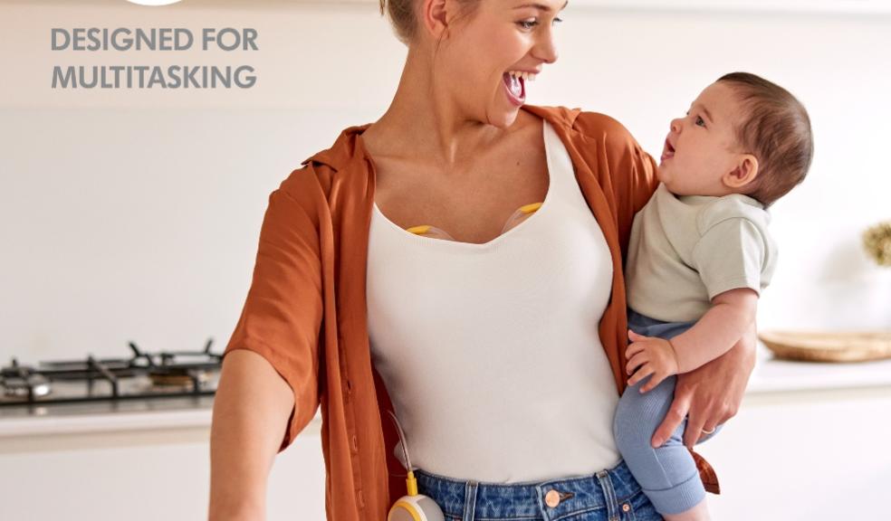 picture of hands free in bra breast pump