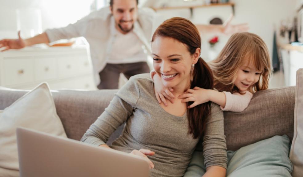 happy family at home picture of a happy family at home