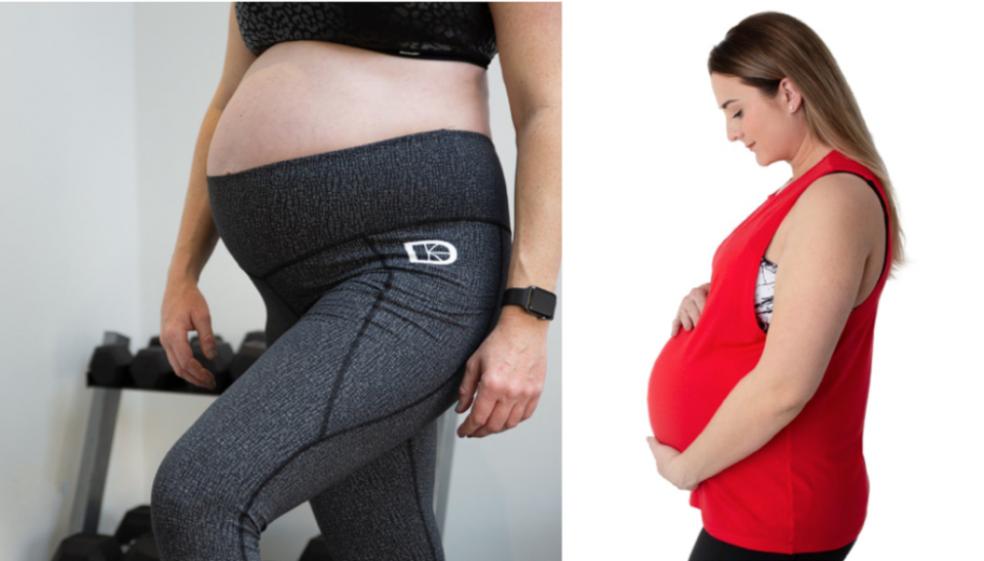 Picture of new maternity wear by latched baby brand