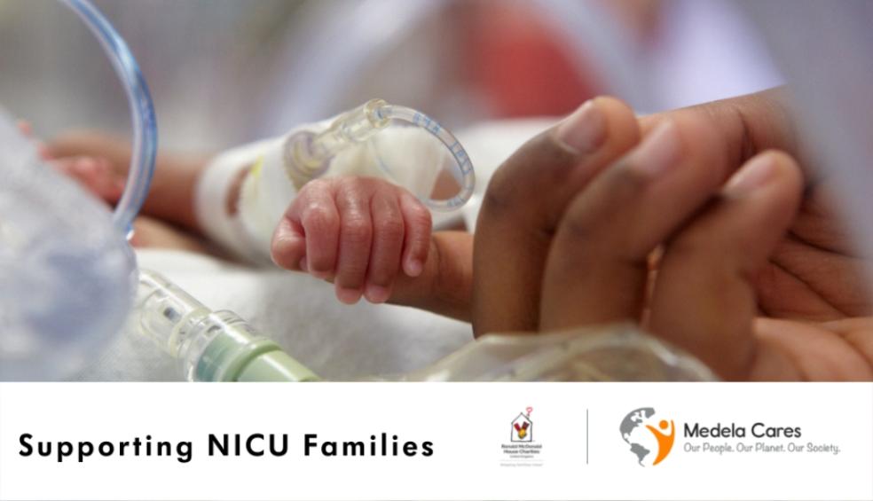 picture of medela supporting nicu families poster