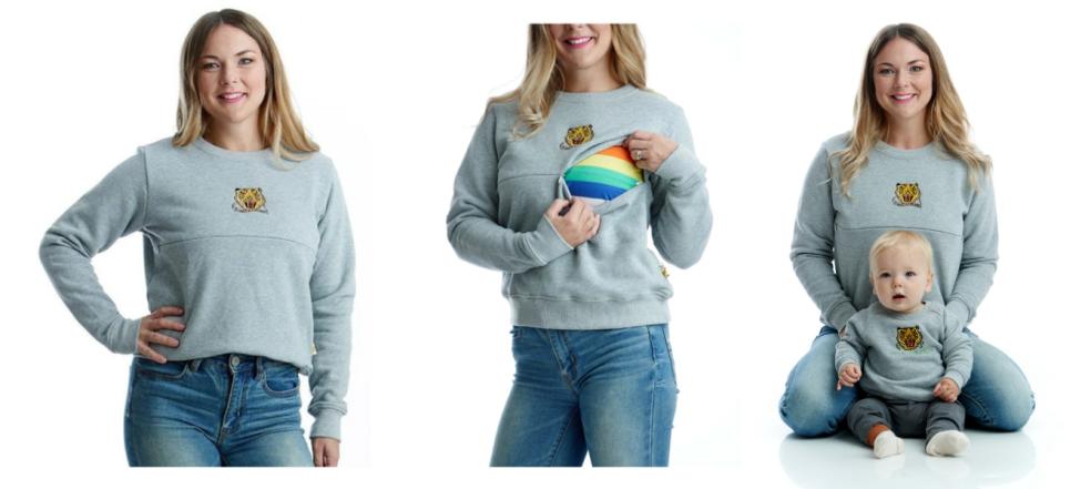 picture of fierce as a mother nursing jumpers