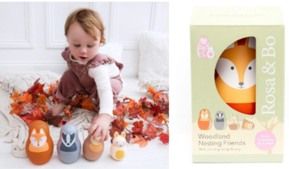 Picture of new rosa & bo new woodland nesting friends toy for babies