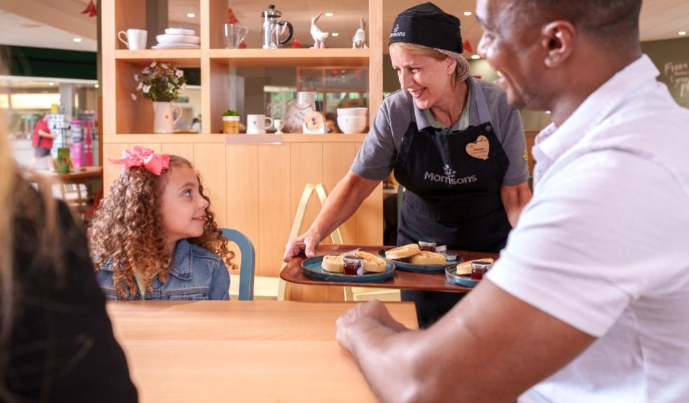 picture of family getting free crumpets at Morrisons picture of family getting free crumpets at Morrisons