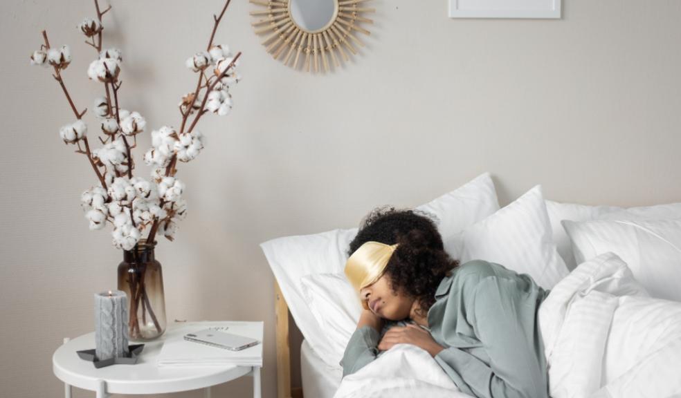 picture of a woman having a day time nap