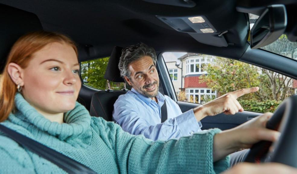 picture of a woman learning to drive
