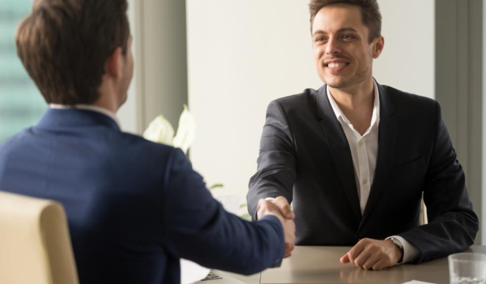 picture of a young adult in a job interview