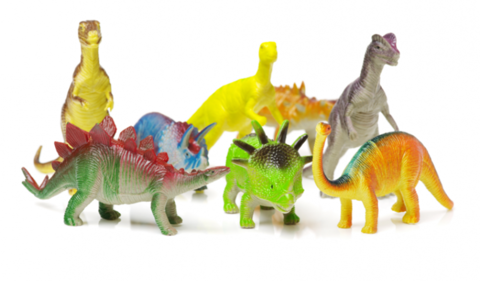 Picture of toy dinosaurs