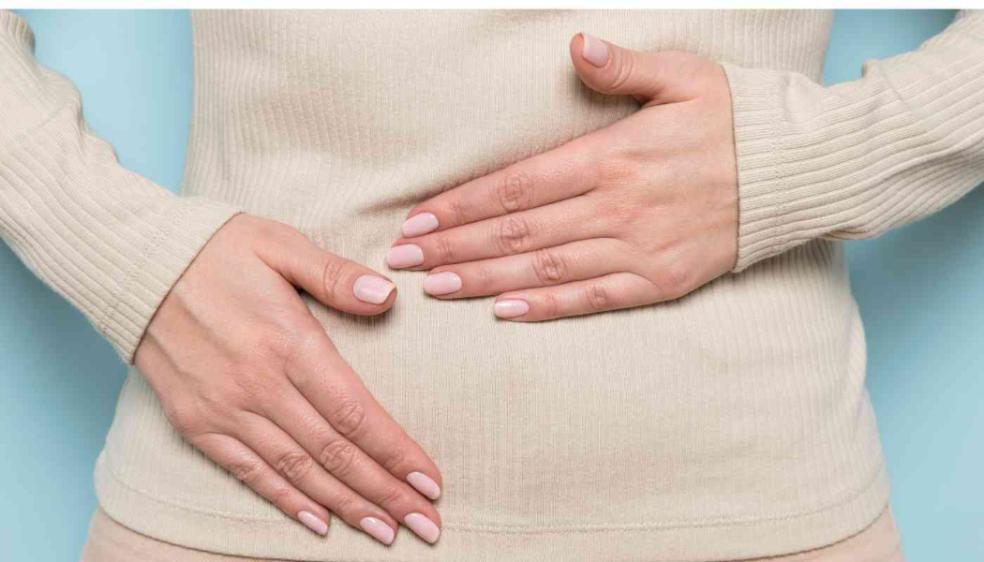 picture of a bloated woman