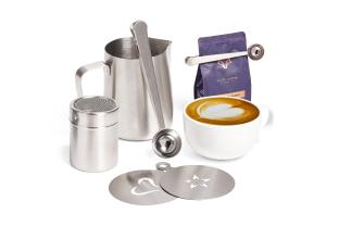 picture of coffee. making accessory set