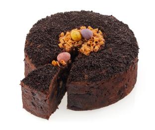 picture of Chocolate Cherry and Hazelnut Easter Cake in a Gift Box
