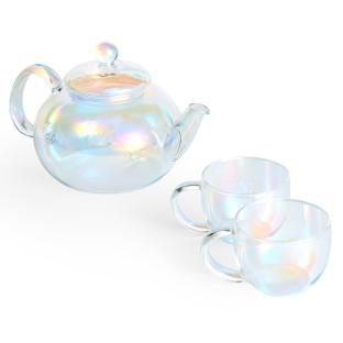 picture of iridescent gin tea set