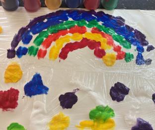 picture of Mess free painting activity