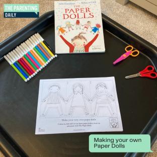 picture of paper dolls activity
