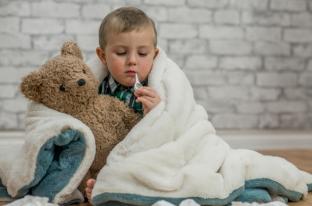 picture of a poorly child