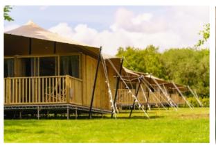 picture of a glamping site