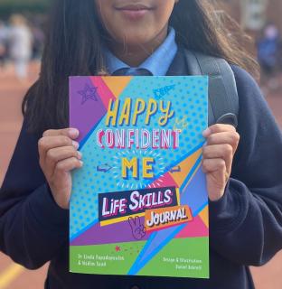 picture of happy confident me life skills journal